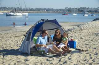 30 Second EZ up shelter/shade/tent/canopy beach cabana  
