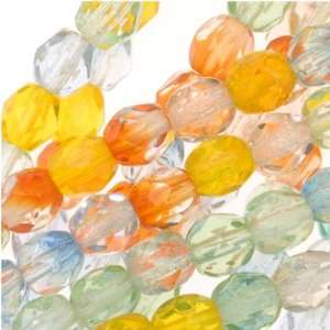   Glass Beads 4mm Round Bright Rainbow Mix (50) Arts, Crafts & Sewing