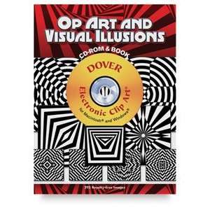  Dover Full Color Clip Art CD ROM   Op Art and Visual 