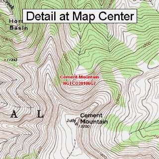   Map   Cement Mountain, Colorado (Folded/Waterproof)