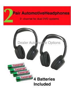 NEW DVD Wireless Car Headphones   Honda Oddysey & Pilot  