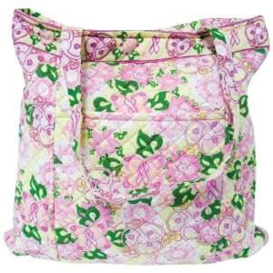  Breast Cancer Awareness Pink Quilted Shopping Bag   Pink 