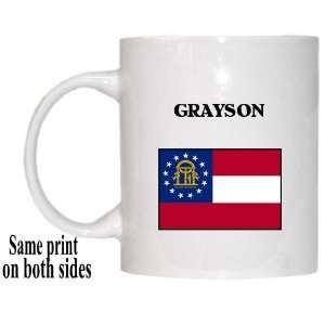    US State Flag   GRAYSON, Georgia (GA) Mug 