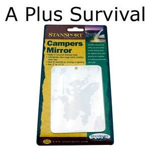 Un Breakable Mirror   Perfect for Survival Kits  