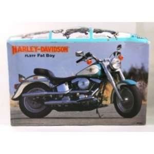  Harley Davidson FLSTF Fat Boy 1/12 Scale Model Kit   Imai 