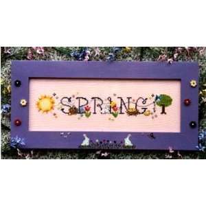  Waxing Moon Simple Spring Cross Stitch Design #074 Arts 