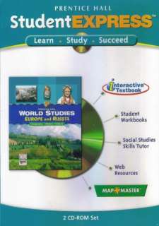 Prentice Hall World Studies Student Express PC MAC CD  