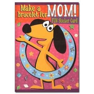  Make a Bracelet Mothers Day Sticker Activity Card 