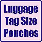 MIL) Luggage Tag Laminating Pouches & Loops 25 Pack