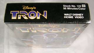 Extremely RARE Tron Video VHS still SEALED MIB  