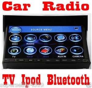   Double Din In Dash Car Radio DVD Player Bluetooth Ipod RDS USB SD