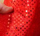 red sequin fabric  