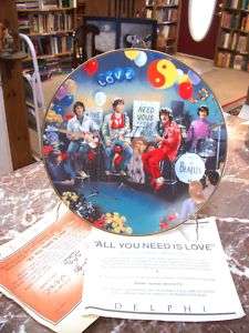 The Beatles DELPHI PLATE 2 All You Need Is Love  
