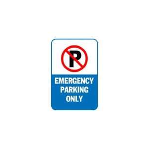 3x6 Vinyl Banner   Emergency parking only  Industrial 