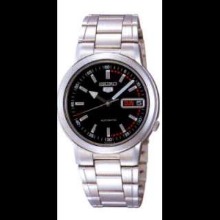 Seiko SNXE99 Mens 5 Automatic Dress Black Dial Watch  