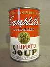 VINTAGE CAMPBELLS SOUP 125TH ANNIVERSARY TIN CAN BANK