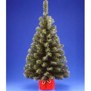  3 Noble Spruce Artificial Christmas Tree In Red Bag