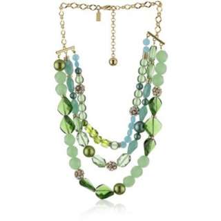 Kate Spade New York Sea Glass Triple Strand Short Necklace 