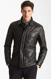 Armani Collezioni Leather Jacket $1,995.00