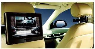 Portable 9 LCD touchscreen monitor Active headrest dvd player 