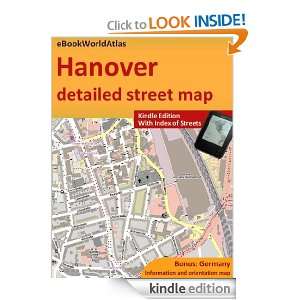 Map of Hanover (Germany) eBookWorldAtlas Team  Kindle 