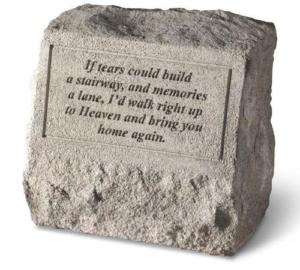 If Tears Could Build Stone Cremation Urn  