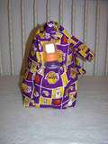 NEW BABY DIAPER BAG MADE/W LOS ANGELES LA LAKERS FABRIC  