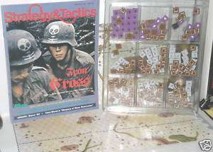 BOARD WAR GAME + Mag WW2 Iron Cross Russia 1941 S&T #132 Complete op 
