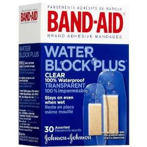 Johnson & Johnson Band Aid Water Block Plus Clear Transparent Bandages 