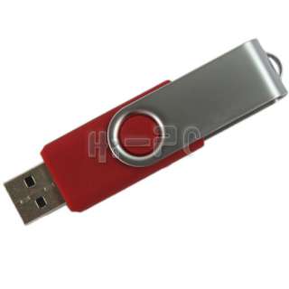 16GB Red USB 2.0 Flash Thumb Jump Drive Swivel Design  