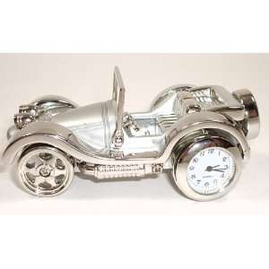  Collectible Miniature Quartz Clock in Antique Sports Car 