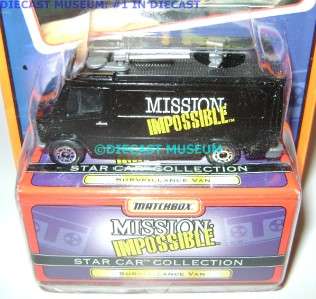 MISSION IMPOSSIBLE SURVEILLANCE VAN STAR CAR MATCHBOX  