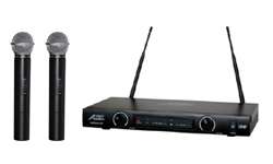 New Audio 2000s AWM 6012 UHF Dual Wireless Microphone  