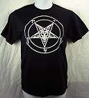 Pentagram Baphomet T Shirt Satanism Occult Black Magic