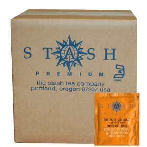 Stash Premium Lemon Ginger Herbal Tea, Tea Bags, 100 Count Box  