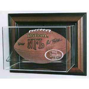 San Francisco 49ers NFL Case Up Football Display Case (Horizontal 