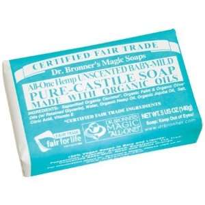 com Dr. Bronners Magic Pure Castile Bar Soap Organic Baby Mild   5 Oz 