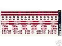 University of Alabama Scrapbooking Stickers 0696831004722  