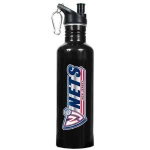  New Jersey Nets 26oz Stainless Steel Water Bottle (Black 