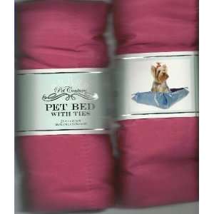  Pet Couture Pet Bed with Ties for Small Pets ( Reddish 