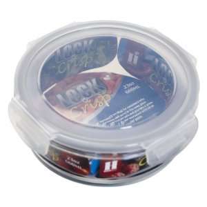   Glass Storage Container with Clear Lock Fresh Keeper Lid, Round
