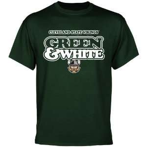  Cleveland State Vikings Our Colors T Shirt   Green Sports 