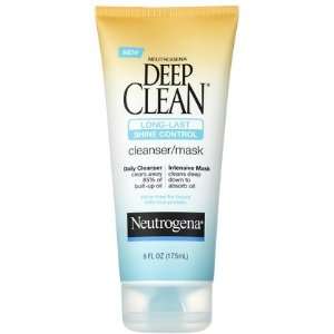  Neutrogena Deep Clean Long Last Shine Control Cleanser & Mask 