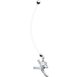  Crystalline Gem Fairy Pregnant Belly Ring Jewelry