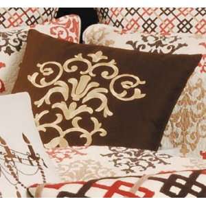  Shabby Chic Brown Embroidered Pillow
