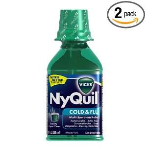  Vicks NyQuil Cold & Flu Relief Liquid, Soothing Original 