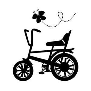  Fancy Pants Childish Things Clear Stamp 2X2 Bicycle; 6 