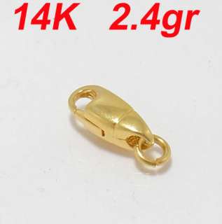 Heavy Duty Round Lobster Claw Clasp 14K Yellow Gold  