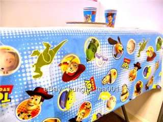 Toy Story Party 6 Napkin +6 Cup +6 Plate +1 Tablecover  