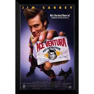  Ace Ventura FRAMED 27x40 Movie Poster Jim Carey